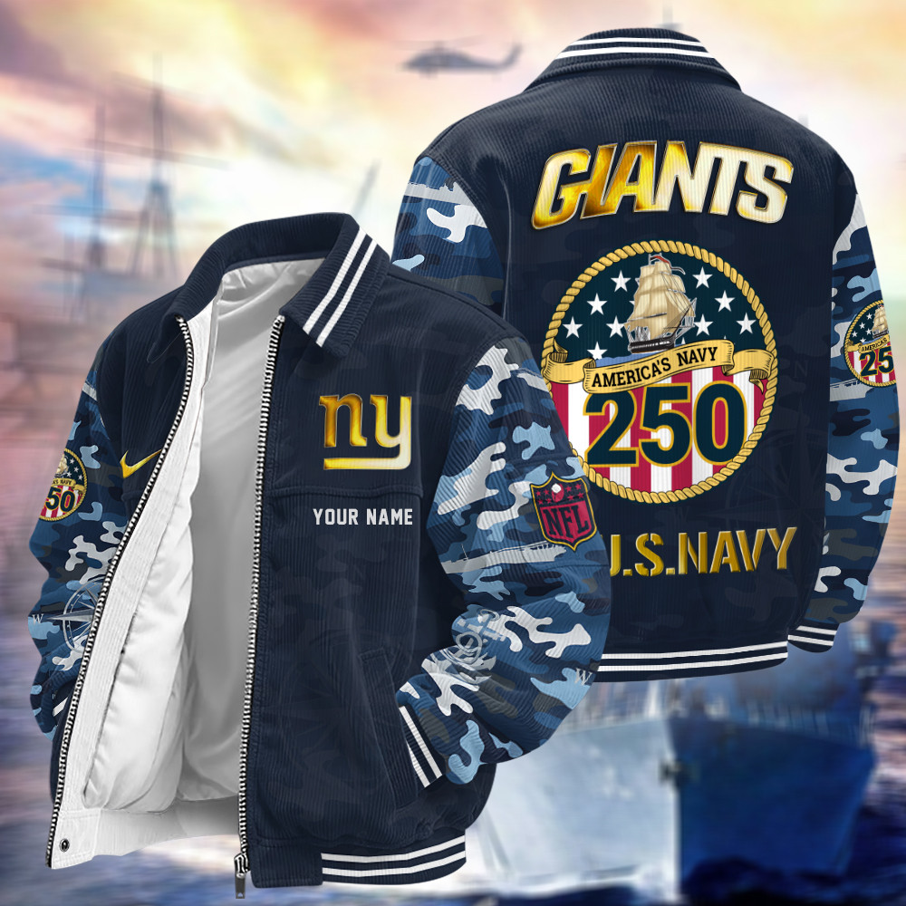 New York Giants US 250th Anniversary Touchdown Classic Varsity Jacket PB8SYA