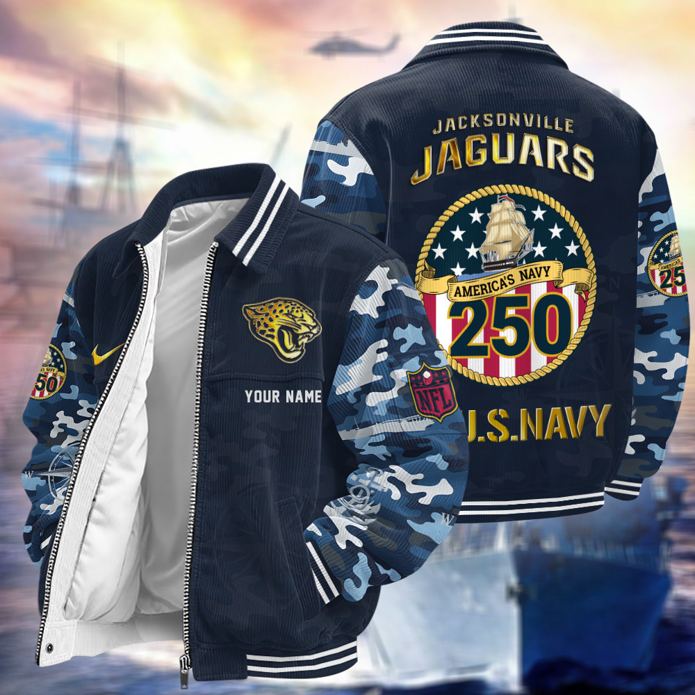 Jacksonville Jaguars US 250th Anniversary Touchdown Classic Varsity Jacket PYZVKM