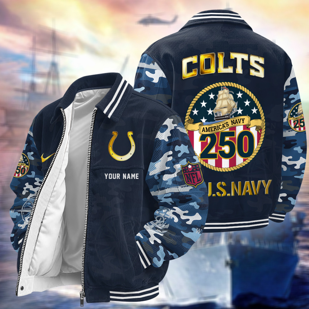 Indianapolis Colts US 250th Anniversary Touchdown Classic Varsity Jacket PKLGJ4