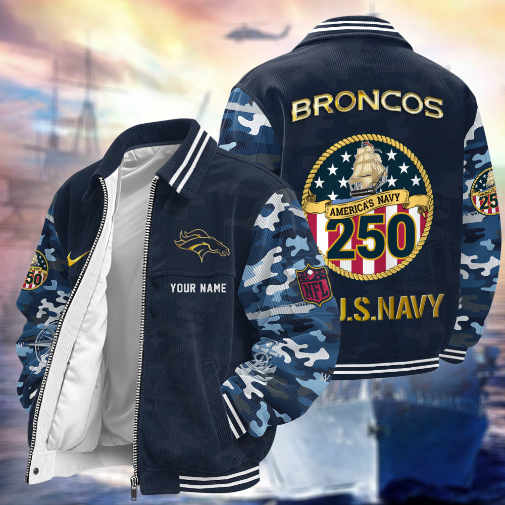 Denver Broncos US 250th Anniversary Touchdown Classic Varsity Jacket P66WC4