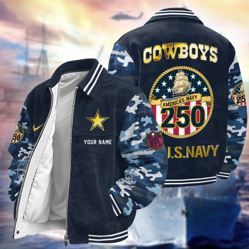 Dallas Cowboys US 250th Anniversary Touchdown Classic Varsity Jacket PDUD9G
