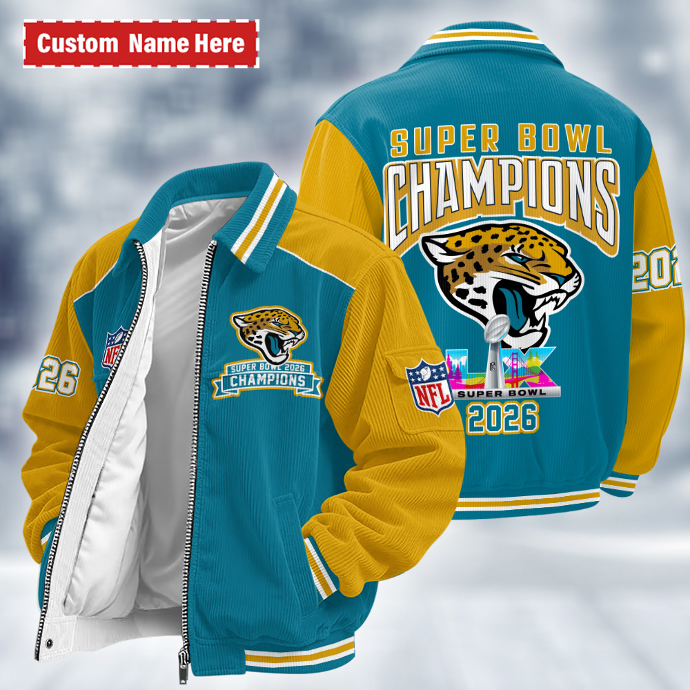 Jacksonville Jaguars Super Bowl LX 2026 Touchdown Classic Varsity Jacket PFJRXN
