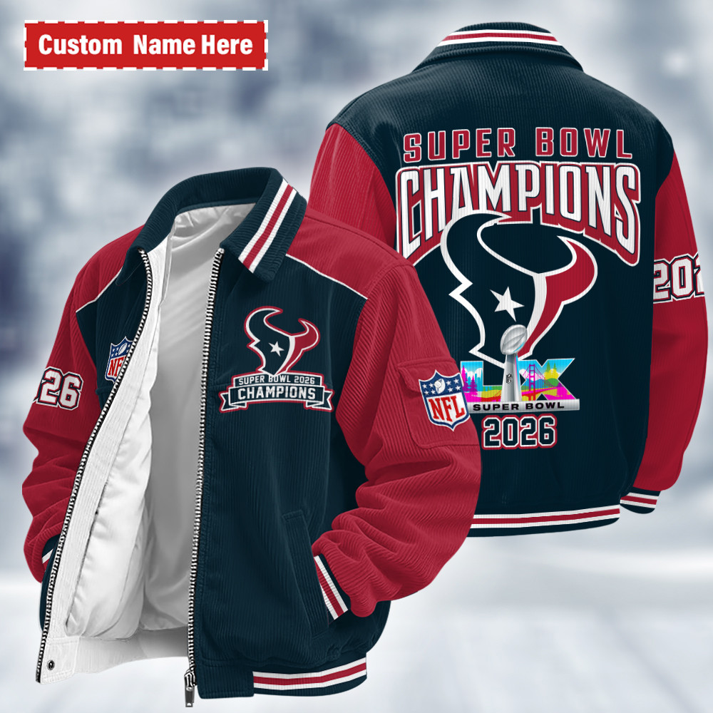 Houston Texans Super Bowl LX 2026 Touchdown Classic Varsity Jacket PF9RX9