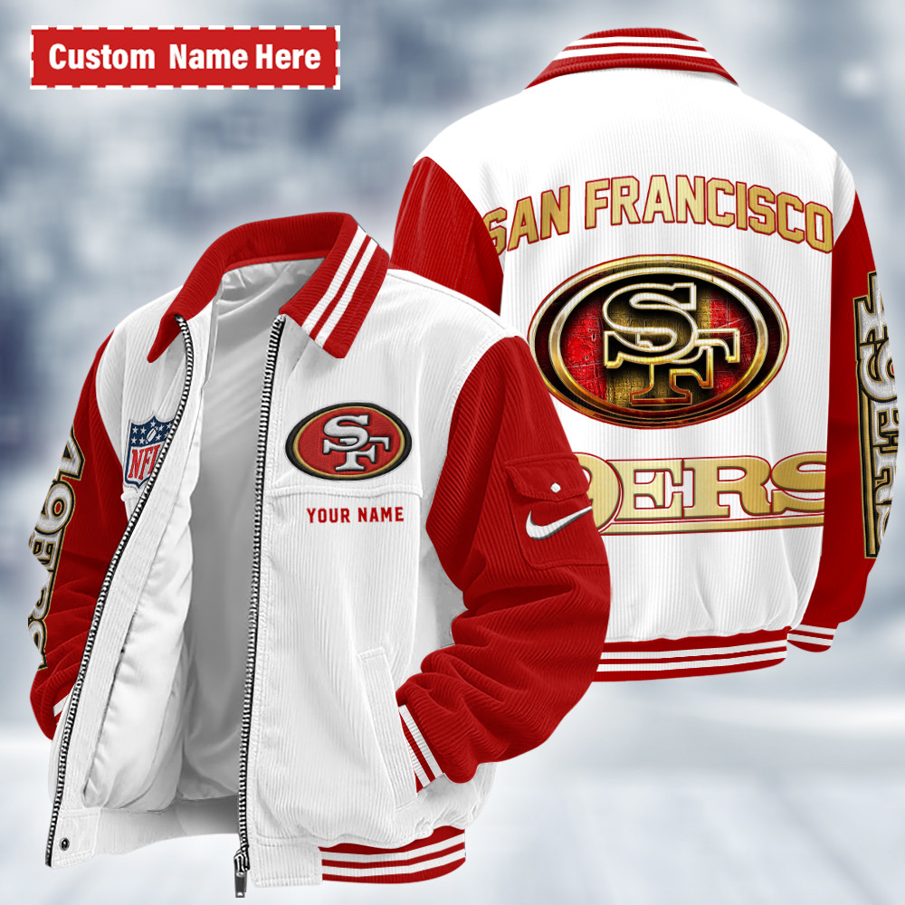 San Francisco 49ers Touchdown Classic Varsity Jacket PXHD2L