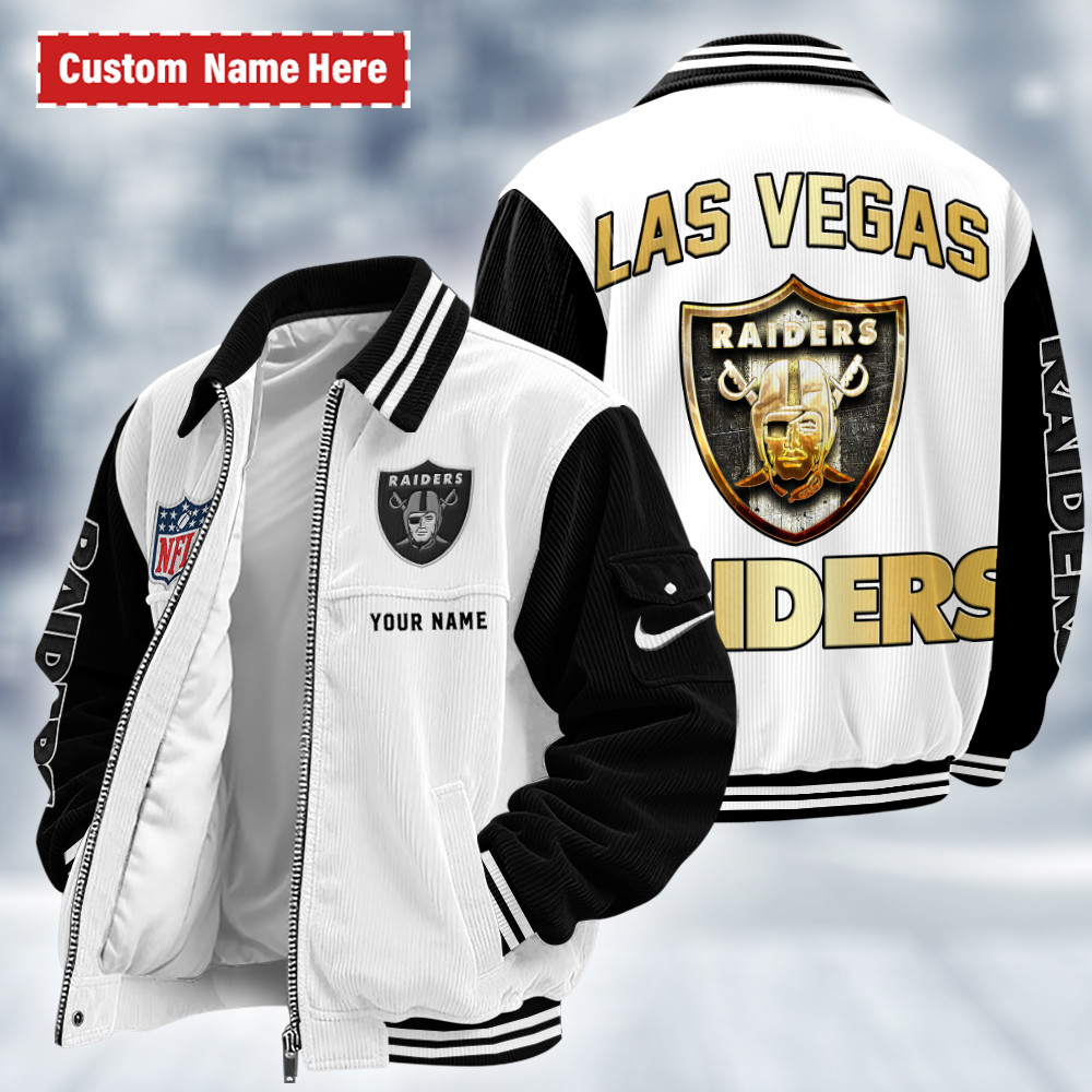 Las Vegas Raiders Touchdown Classic Varsity Jacket PA6YRP