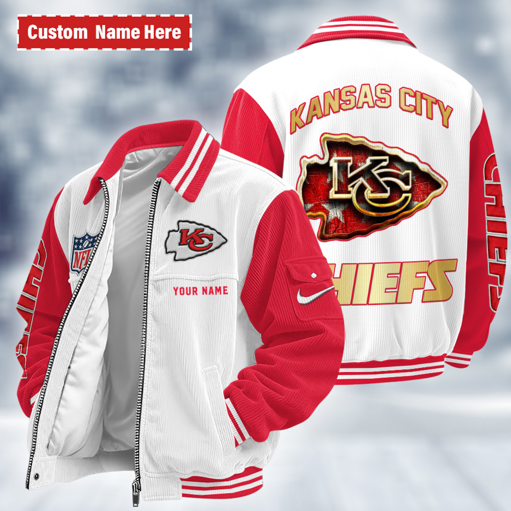 Kansas City Chiefs Touchdown Classic Varsity Jacket PEAJGX