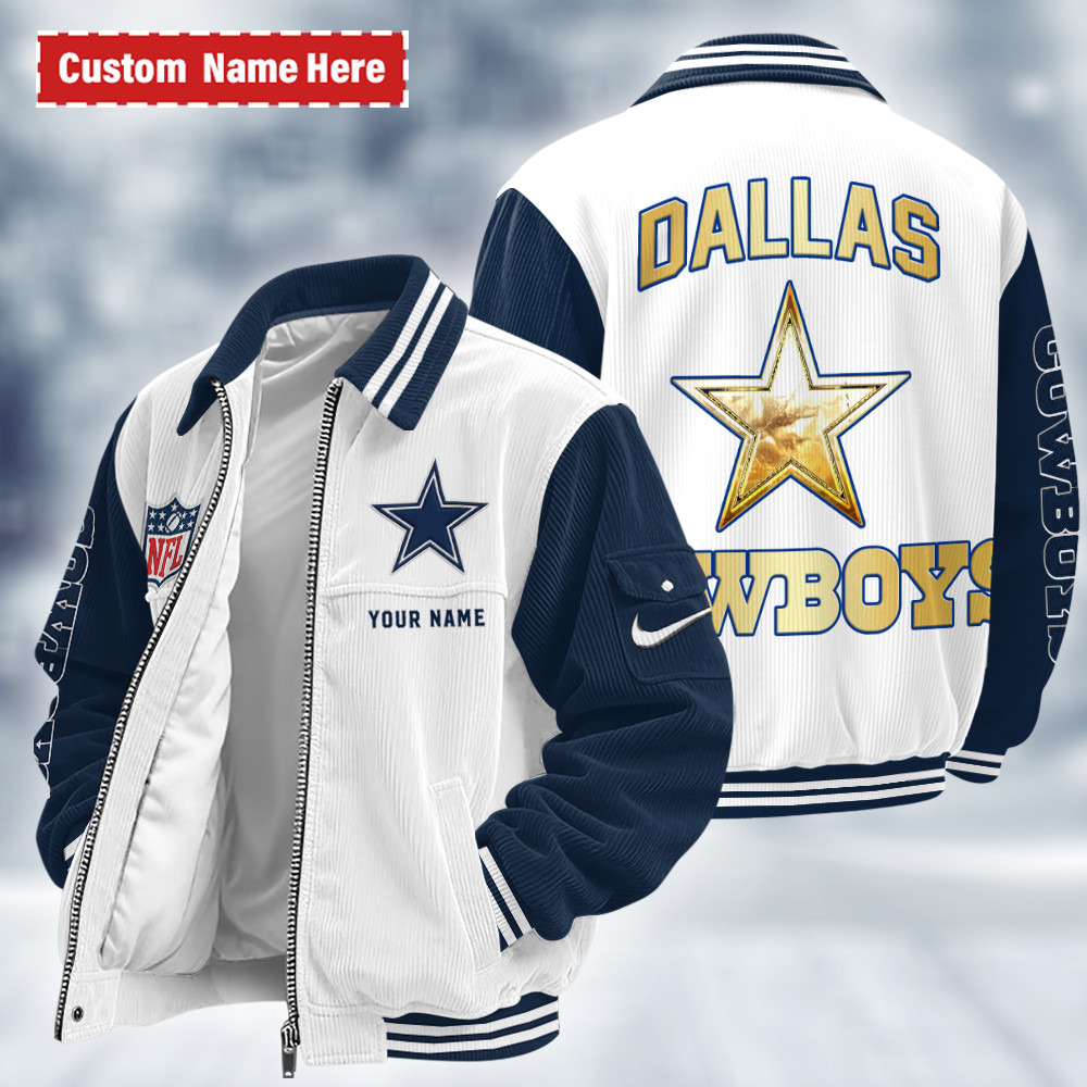 Dallas Cowboys Touchdown Classic Varsity Jacket P5MC4B