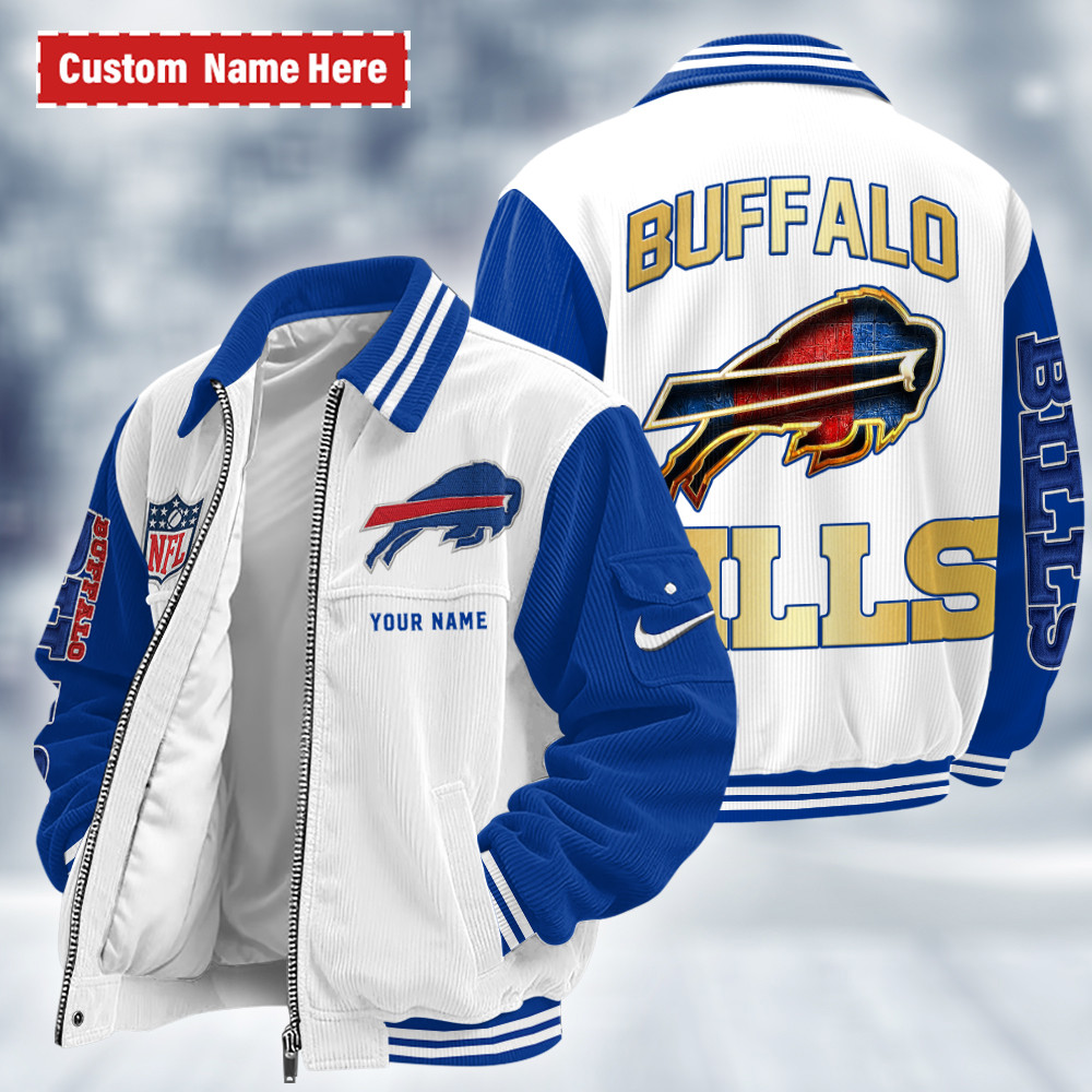 Buffalo Bills Touchdown Classic Varsity Jacket PW7KJV