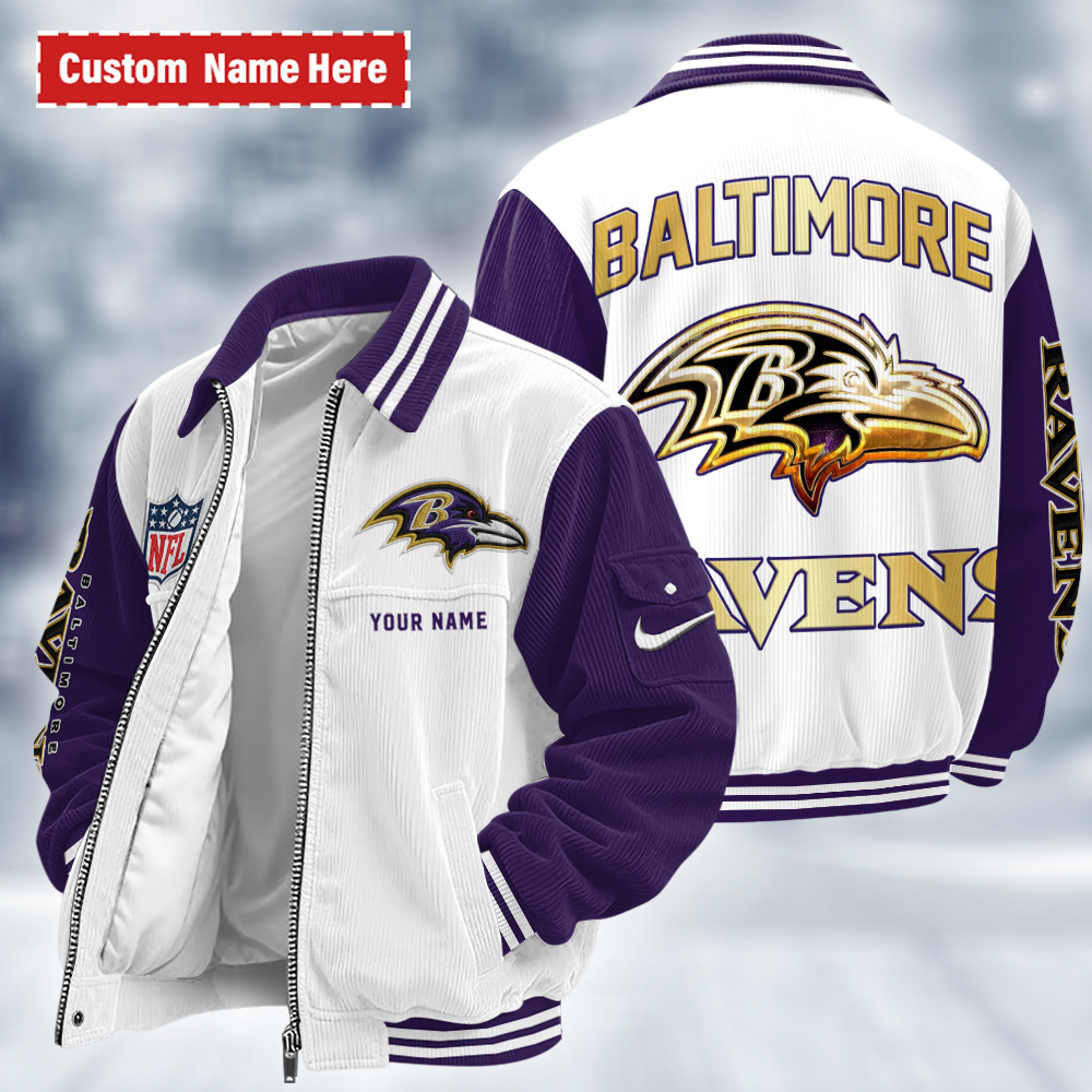 Baltimore Ravens Touchdown Classic Varsity Jacket PPS77U