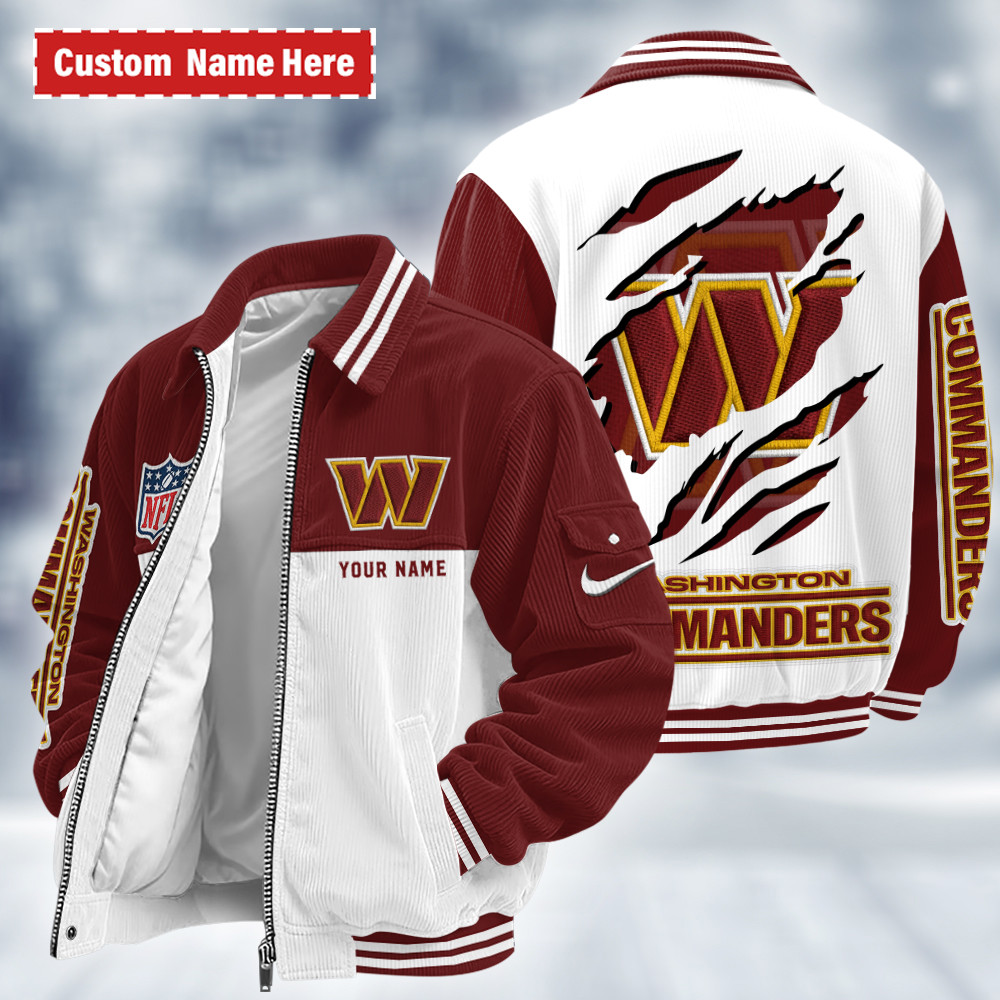 Washington Commanders Touchdown Classic Varsity Jacket PYC7R9