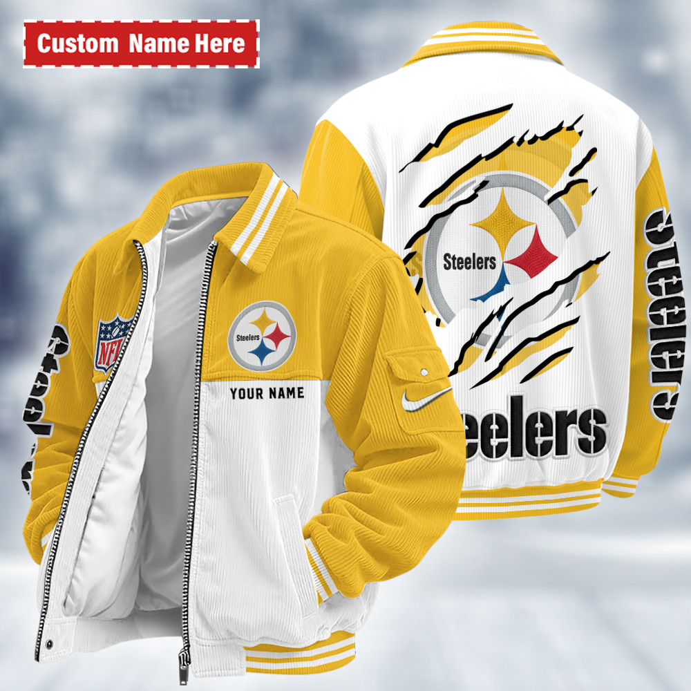 Pittsburgh Steelers Touchdown Classic Varsity Jacket PG87C3