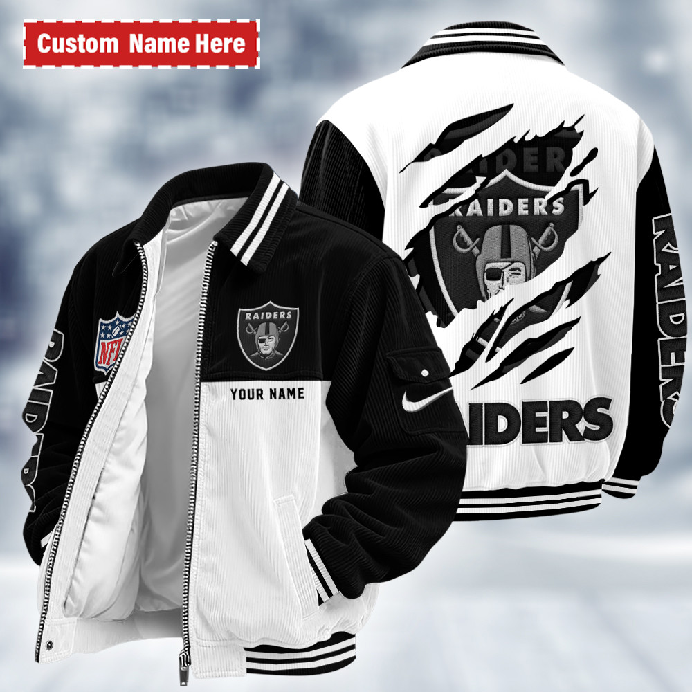 Las Vegas Raiders Touchdown Classic Varsity Jacket PCTDQD