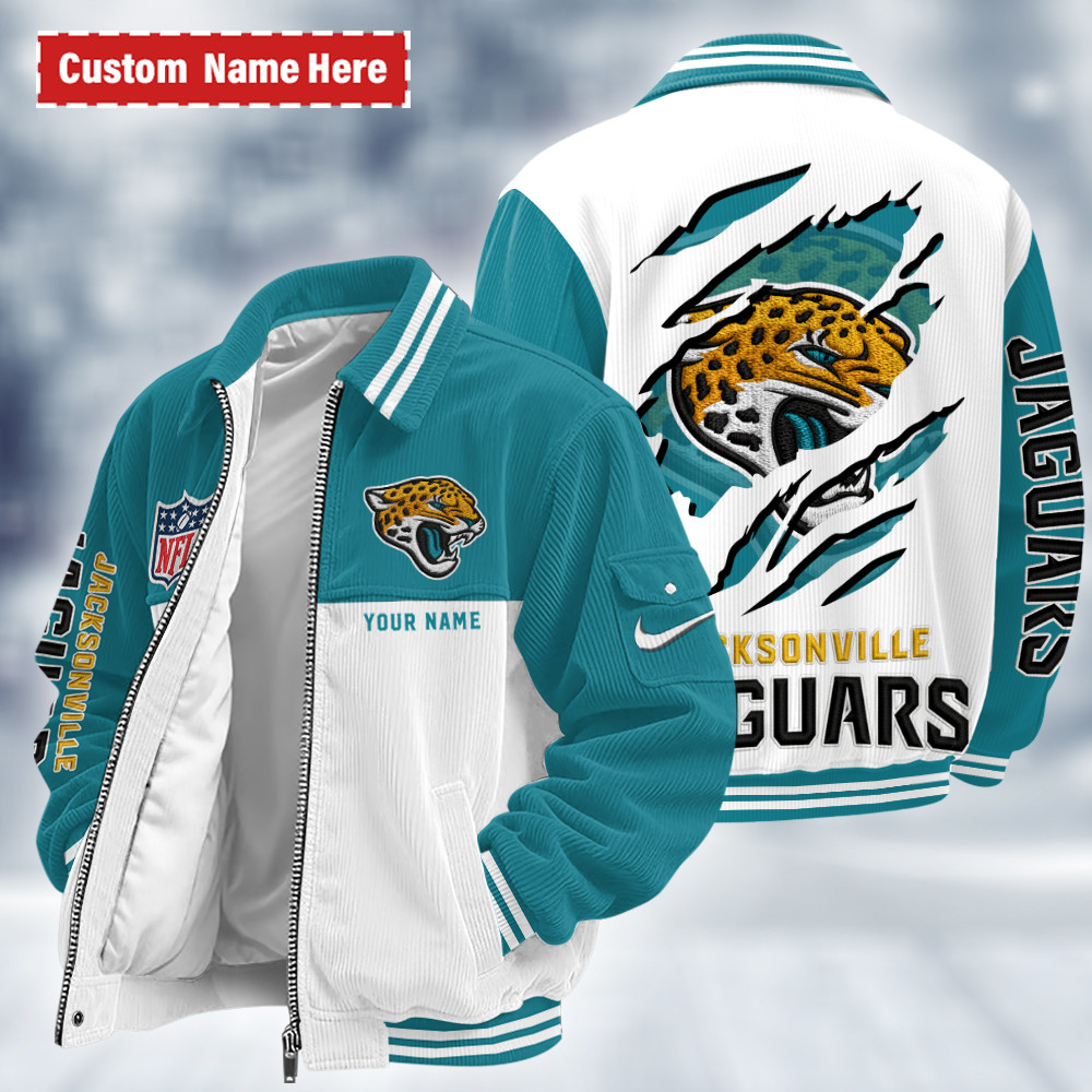 Jacksonville Jaguars Touchdown Classic Varsity Jacket P3M5SV