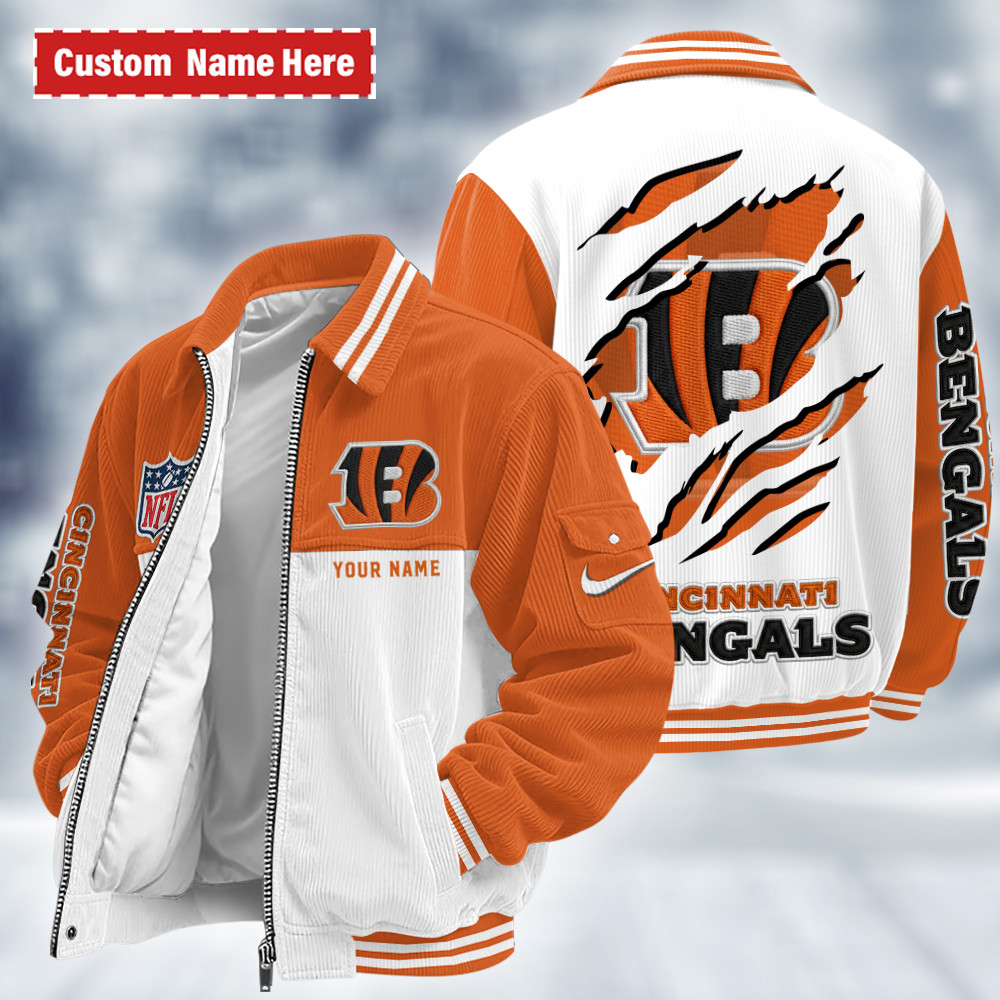 Cincinnati Bengals Touchdown Classic Varsity Jacket P3RD85