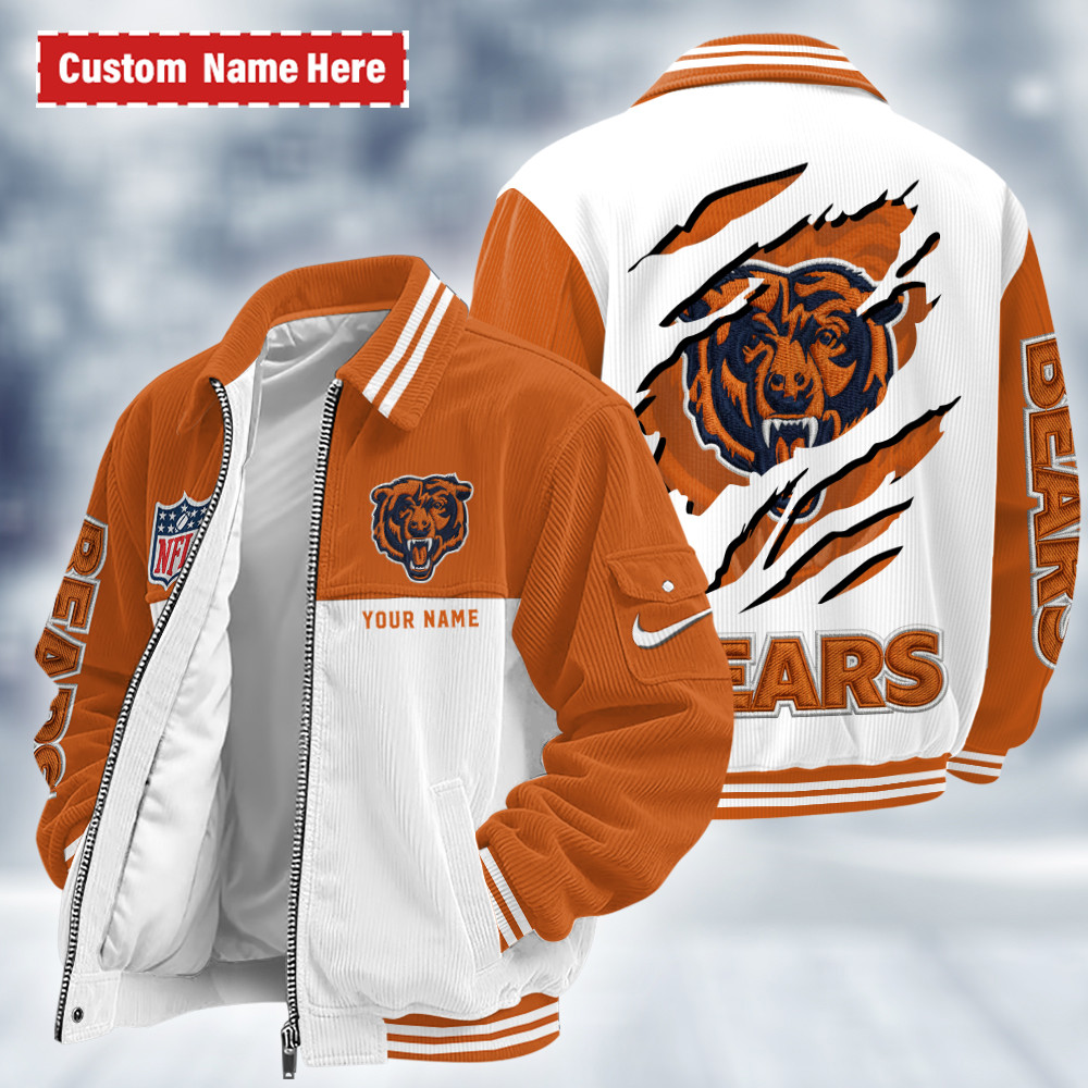 Chicago Bears Touchdown Classic Varsity Jacket P8PHY4