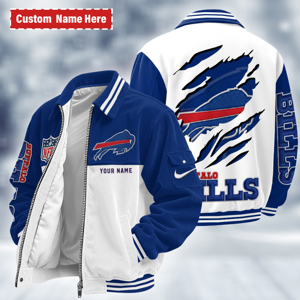 Buffalo Bills Touchdown Classic Varsity Jacket PC2W8Y
