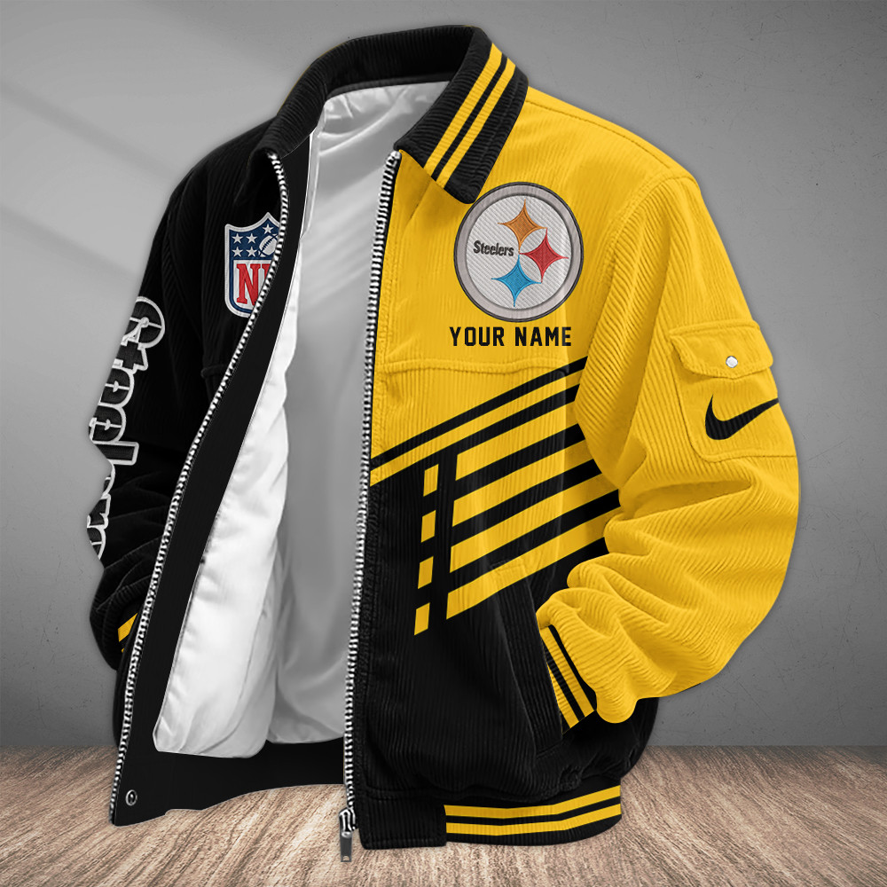 Pittsburgh Steelers Touchdown Classic Varsity Jacket PHCEX6