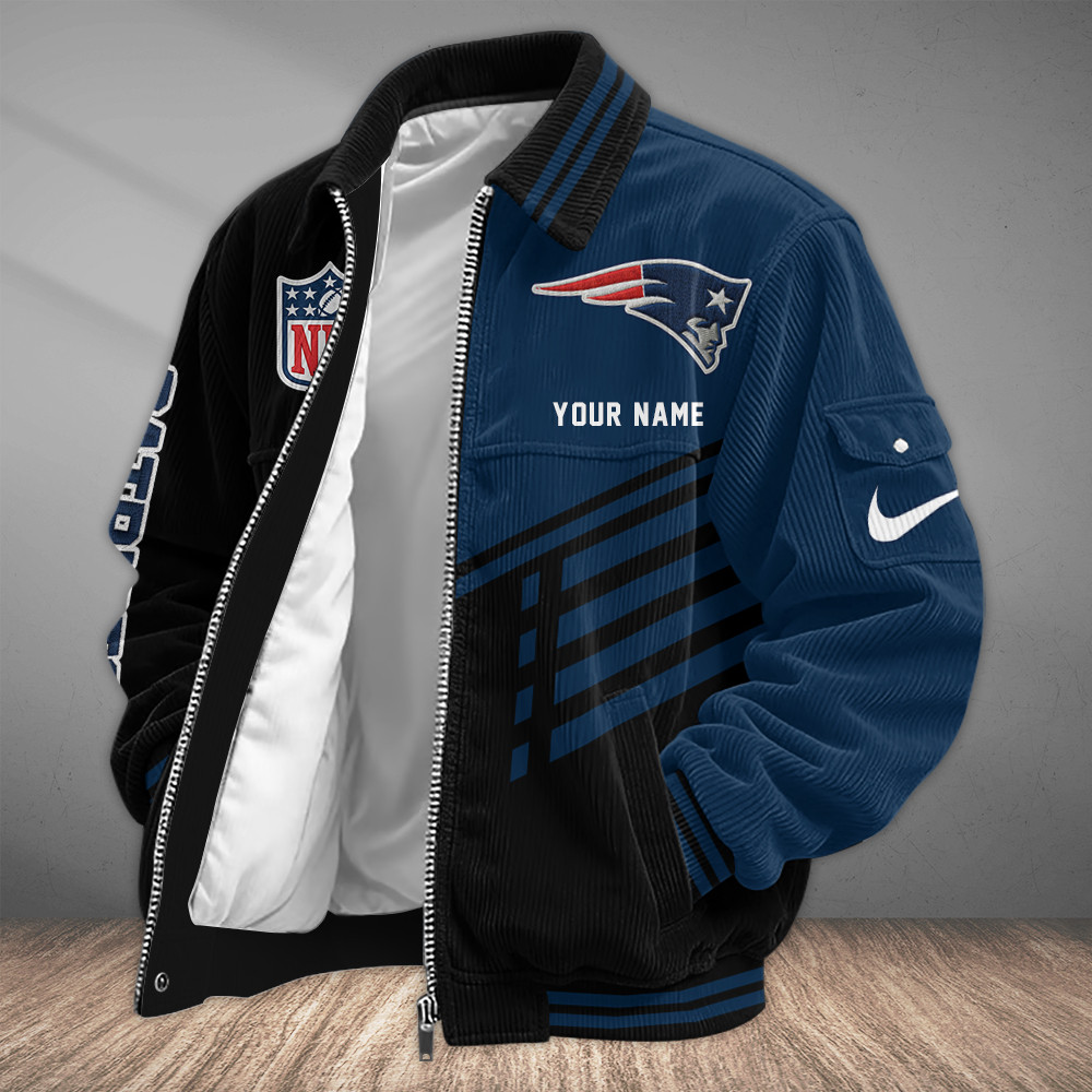 New England Patriots Touchdown Classic Varsity Jacket PFC2UJ