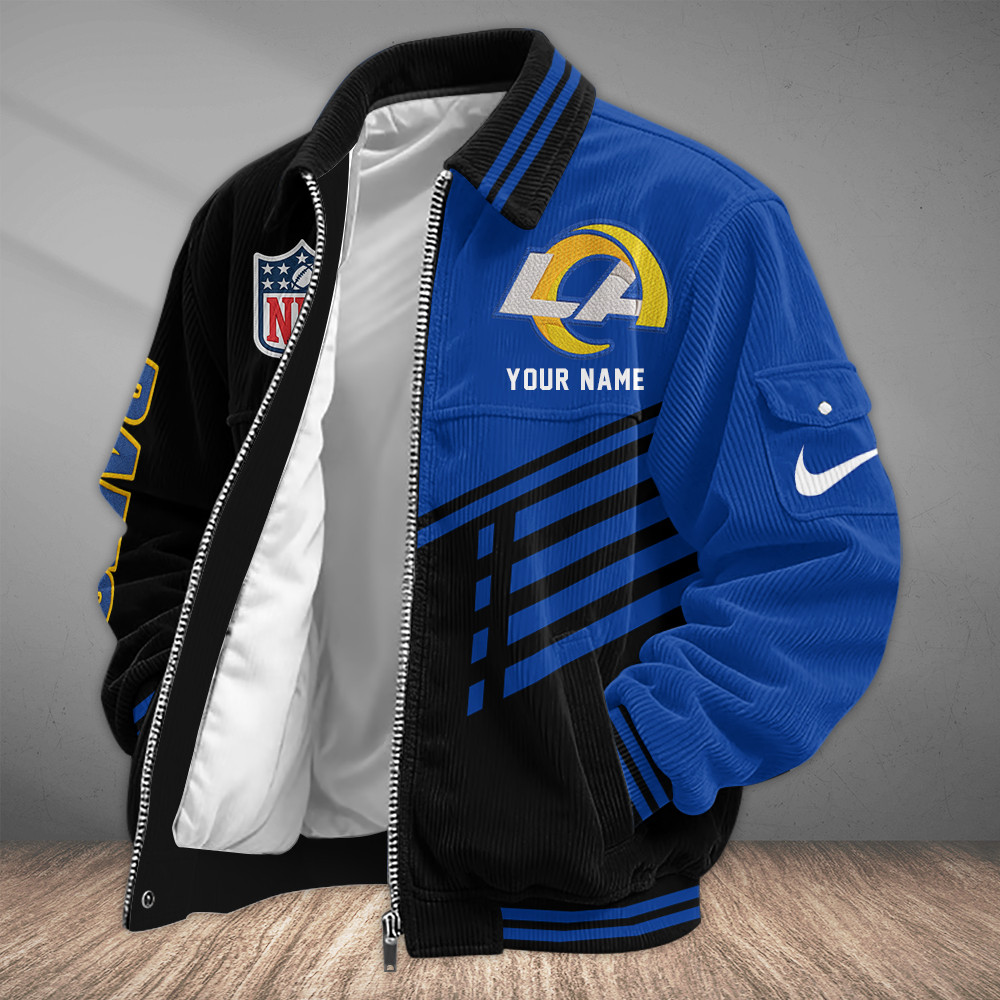 Los Angeles Rams Touchdown Classic Varsity Jacket PYK5BC