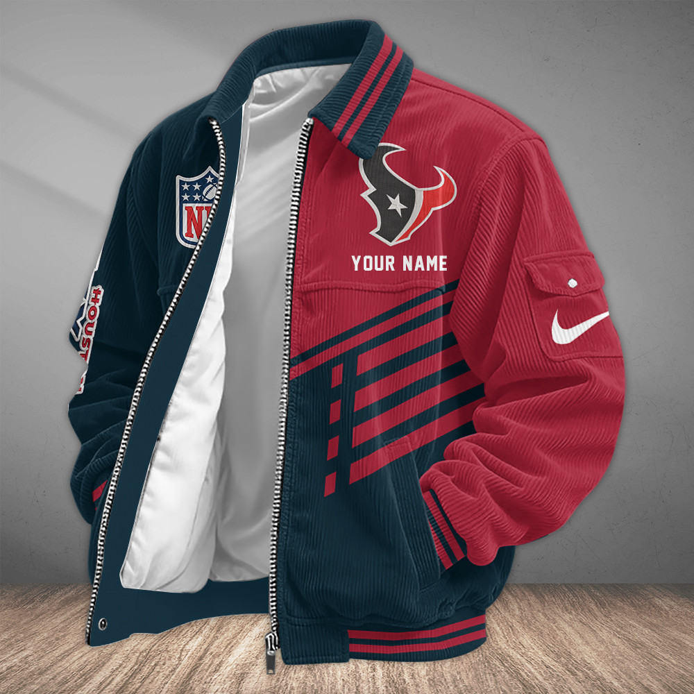 Houston Texans Touchdown Classic Varsity Jacket PJC3CP