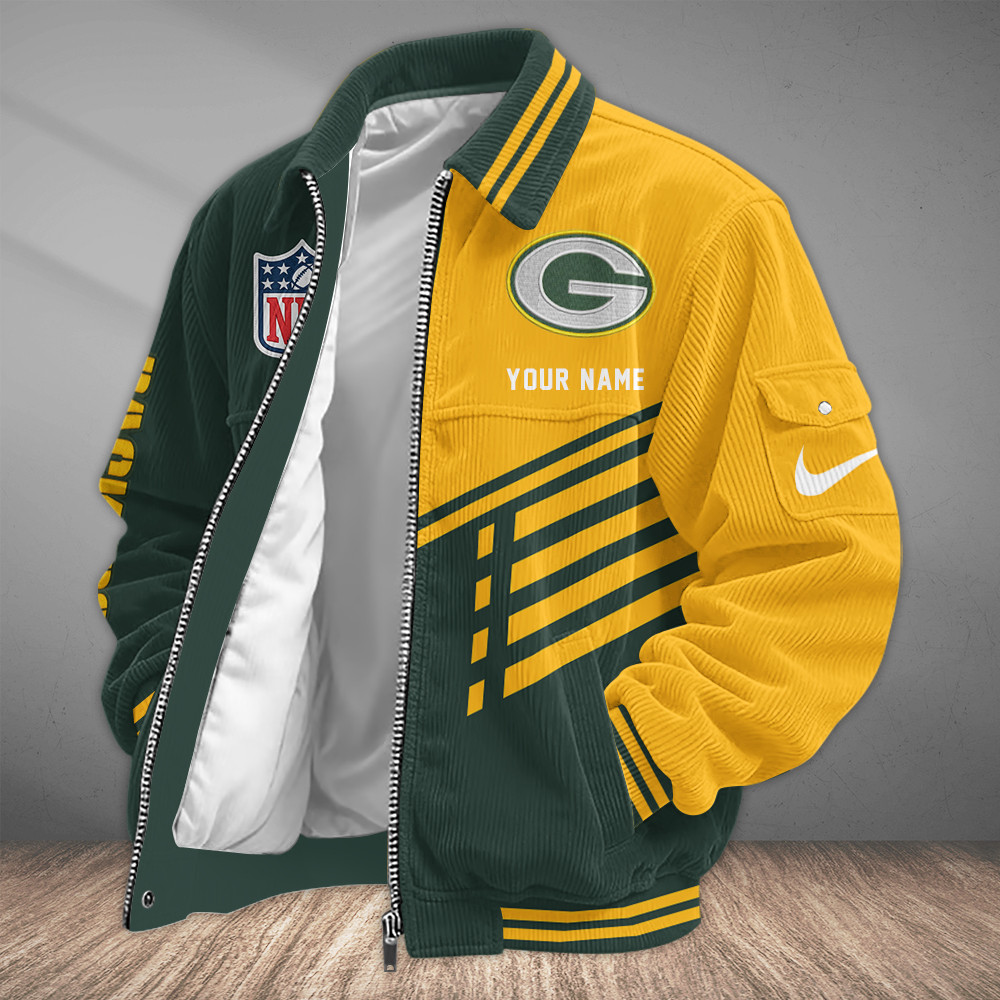 Green Bay Packers Touchdown Classic Varsity Jacket P769RK