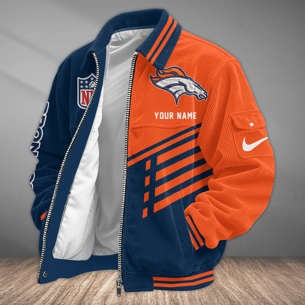 Denver Broncos Touchdown Classic Varsity Jacket PSAWWG