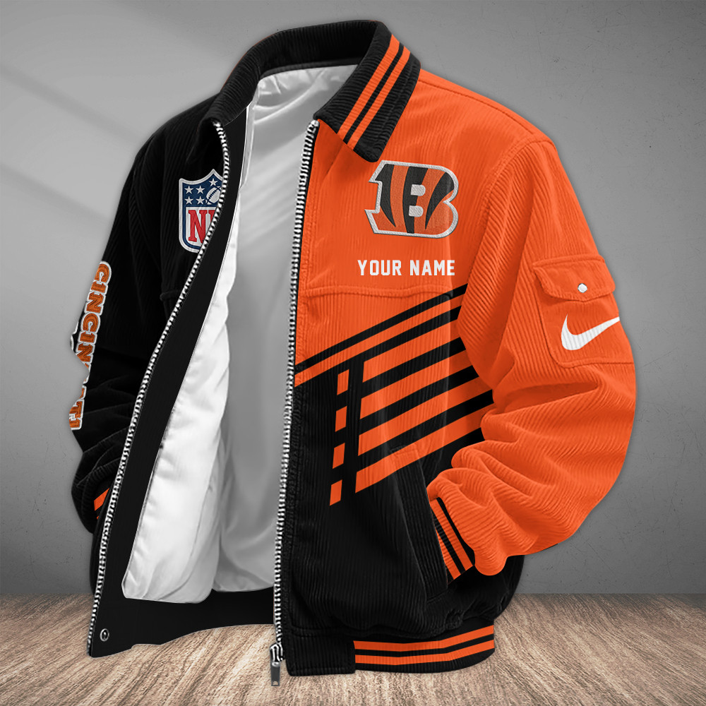 Cincinnati Bengals Touchdown Classic Varsity Jacket P9GJ88