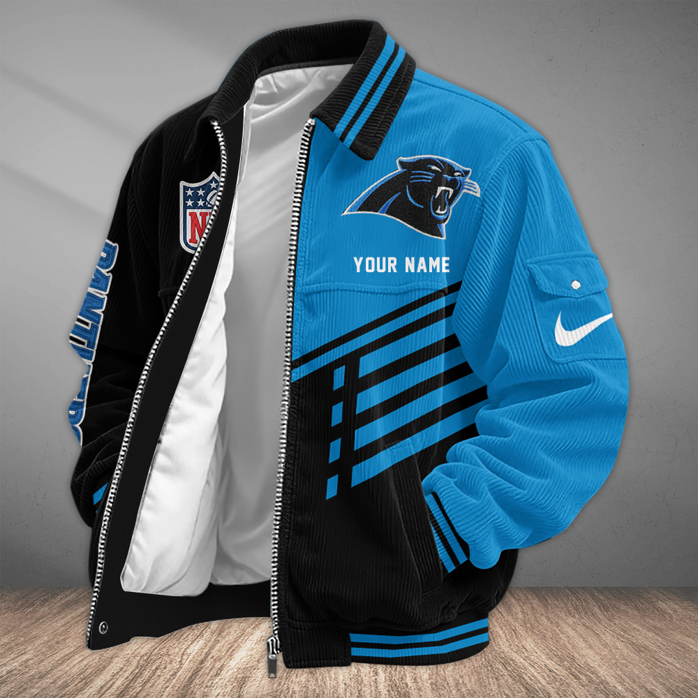 Carolina Panthers Touchdown Classic Varsity Jacket PAKNAQ