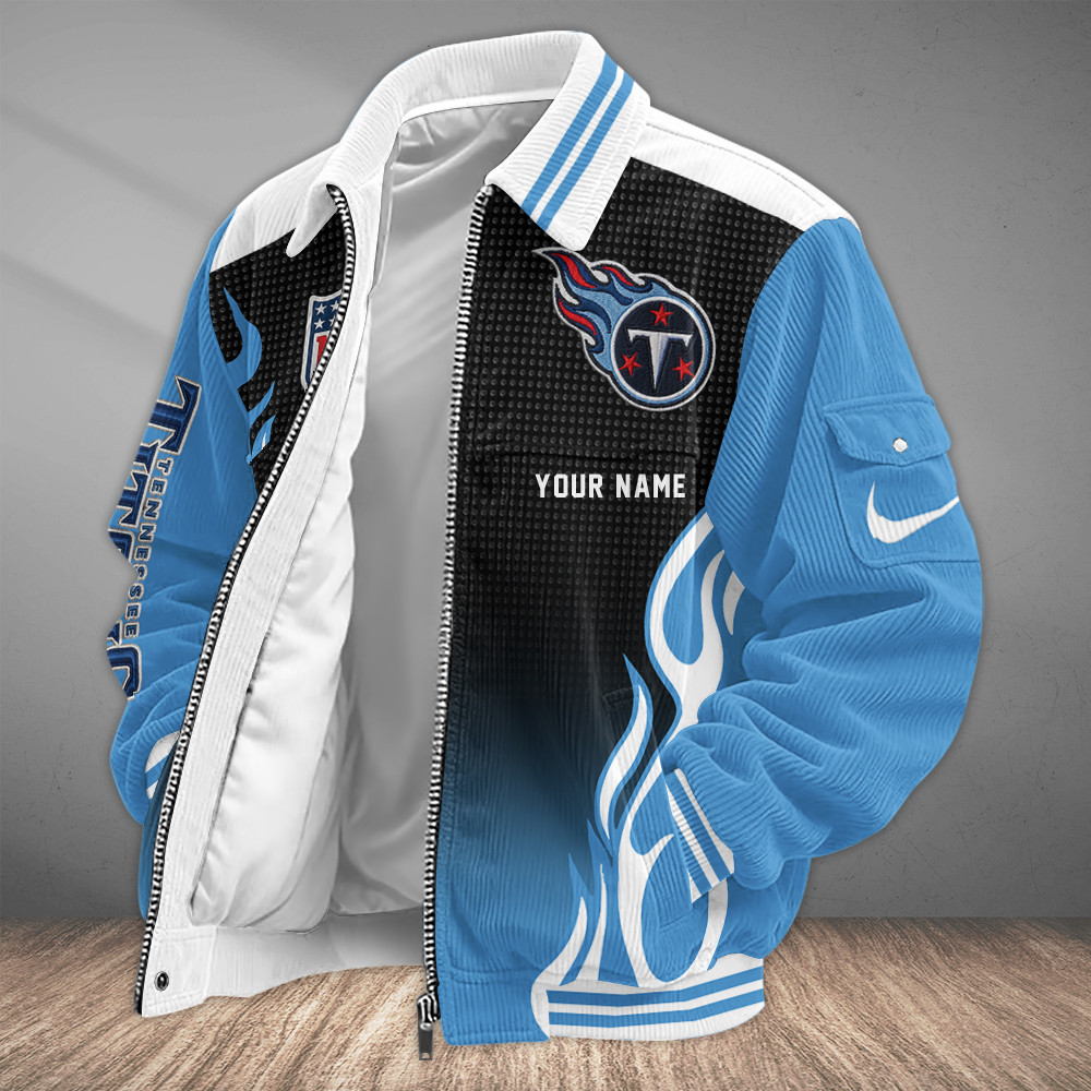 Tennessee Titans Touchdown Classic Varsity Jacket P7SUWN