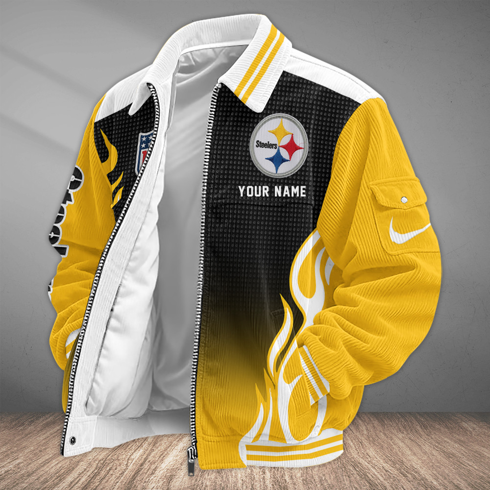 Pittsburgh Steelers Touchdown Classic Varsity Jacket PQJR6K