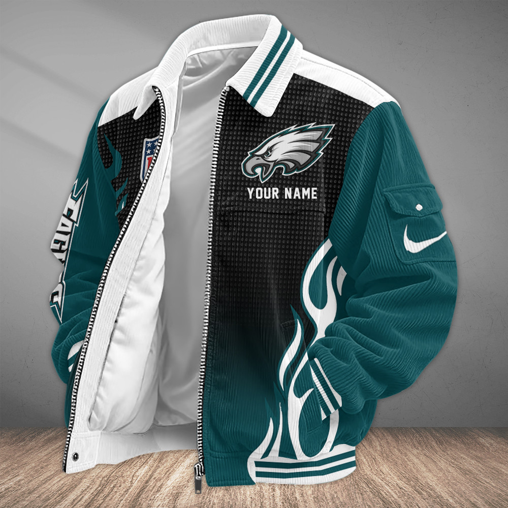 Philadelphia Eagles Touchdown Classic Varsity Jacket PH2A9D