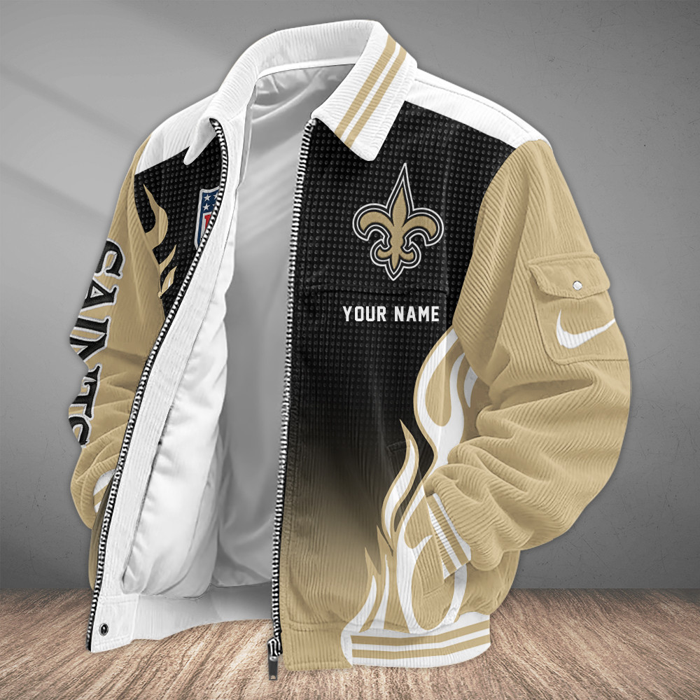 New Orleans Saints Touchdown Classic Varsity Jacket P3J655