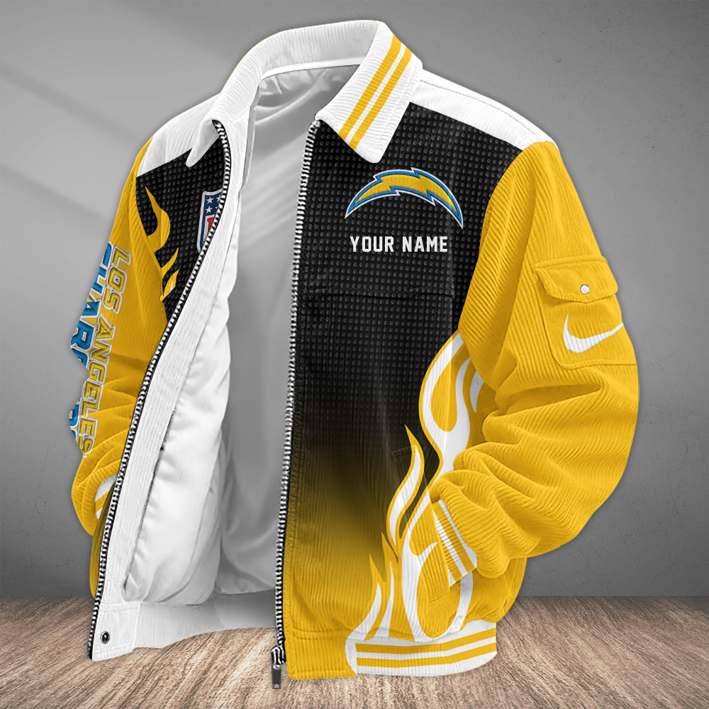 Los Angeles Chargers Touchdown Classic Varsity Jacket PXXGZ3