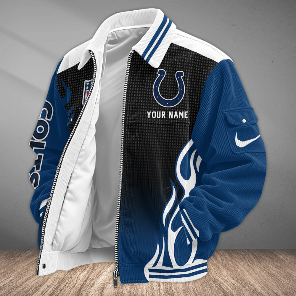 Indianapolis Colts Touchdown Classic Varsity Jacket P3J223