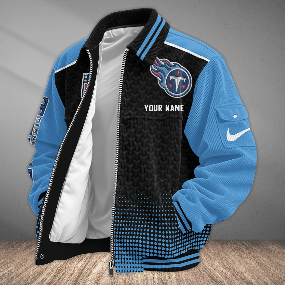 Tennessee Titans Touchdown Classic Varsity Jacket PG5WLR