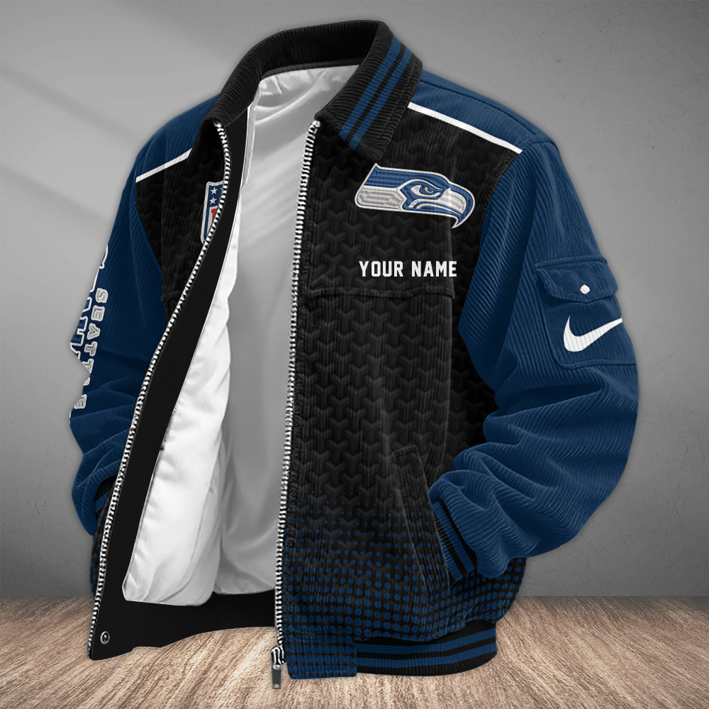 Seattle Seahawks Touchdown Classic Varsity Jacket P3JRBB