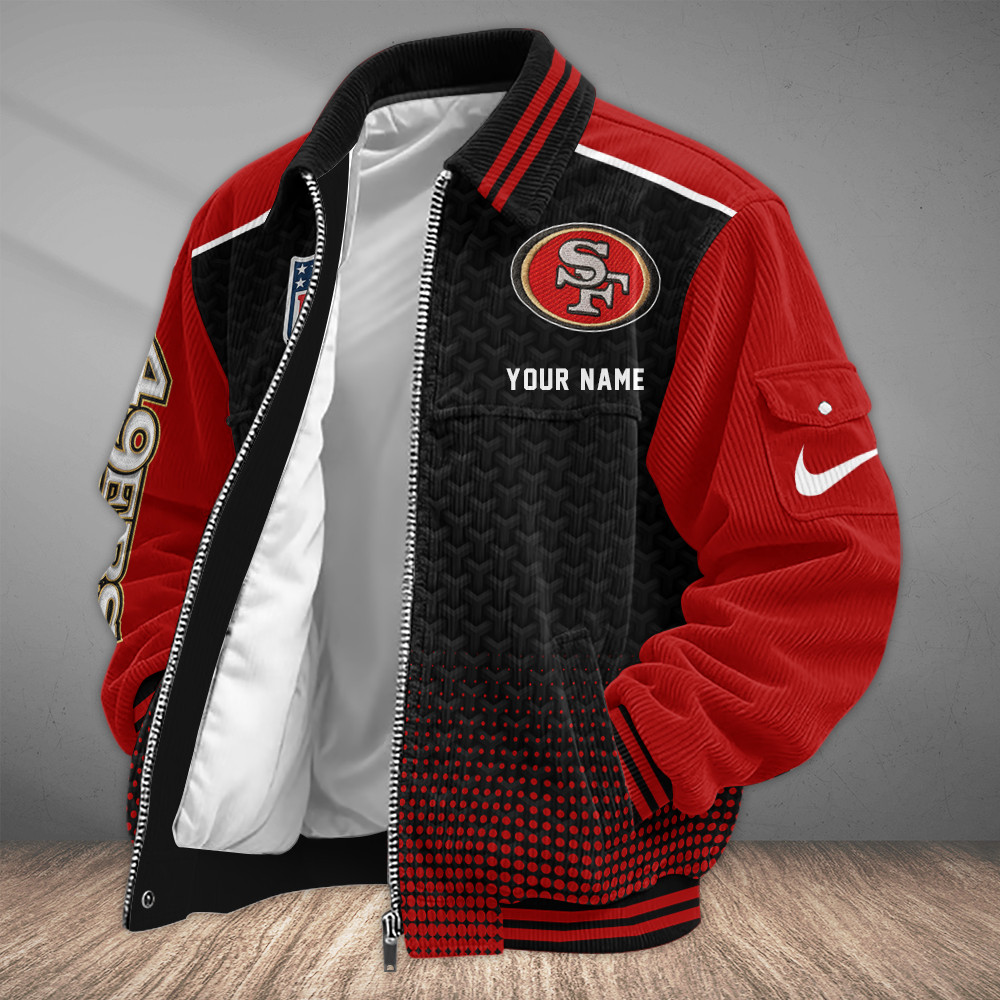 San Francisco 49ers Touchdown Classic Varsity Jacket PNGFHB