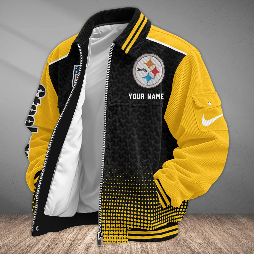 Pittsburgh Steelers Touchdown Classic Varsity Jacket PG7GN2