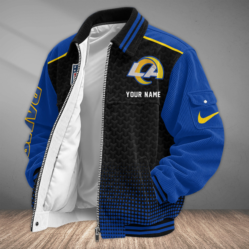 Los Angeles Rams Touchdown Classic Varsity Jacket PN8RQL