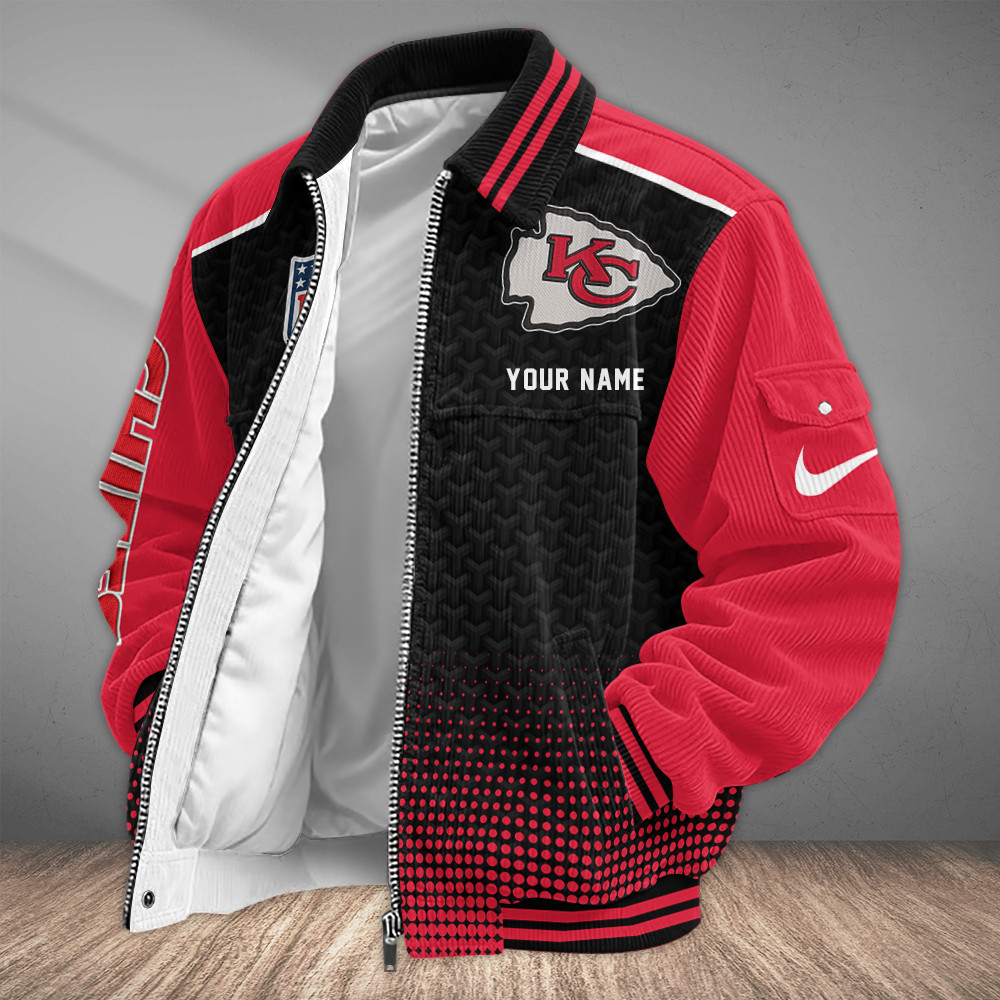 Kansas City Chiefs Touchdown Classic Varsity Jacket PN7QDY