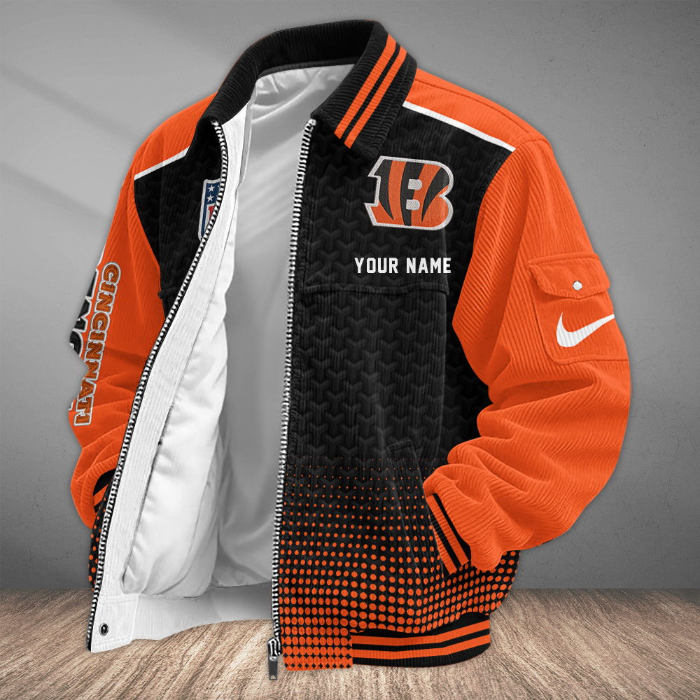 Cincinnati Bengals Touchdown Classic Varsity Jacket P6JNYA