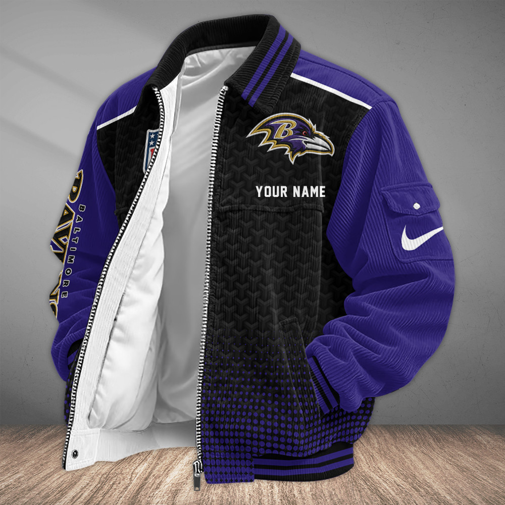 Baltimore Ravens Touchdown Classic Varsity Jacket PPXWDF