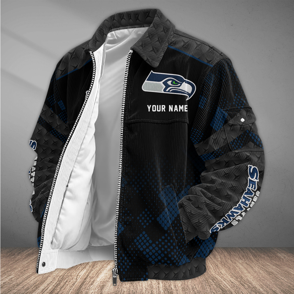 Seattle Seahawks Touchdown Classic Varsity Jacket PNCNEH