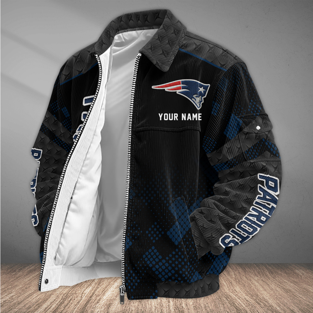 New England Patriots Touchdown Classic Varsity Jacket PSGRZU
