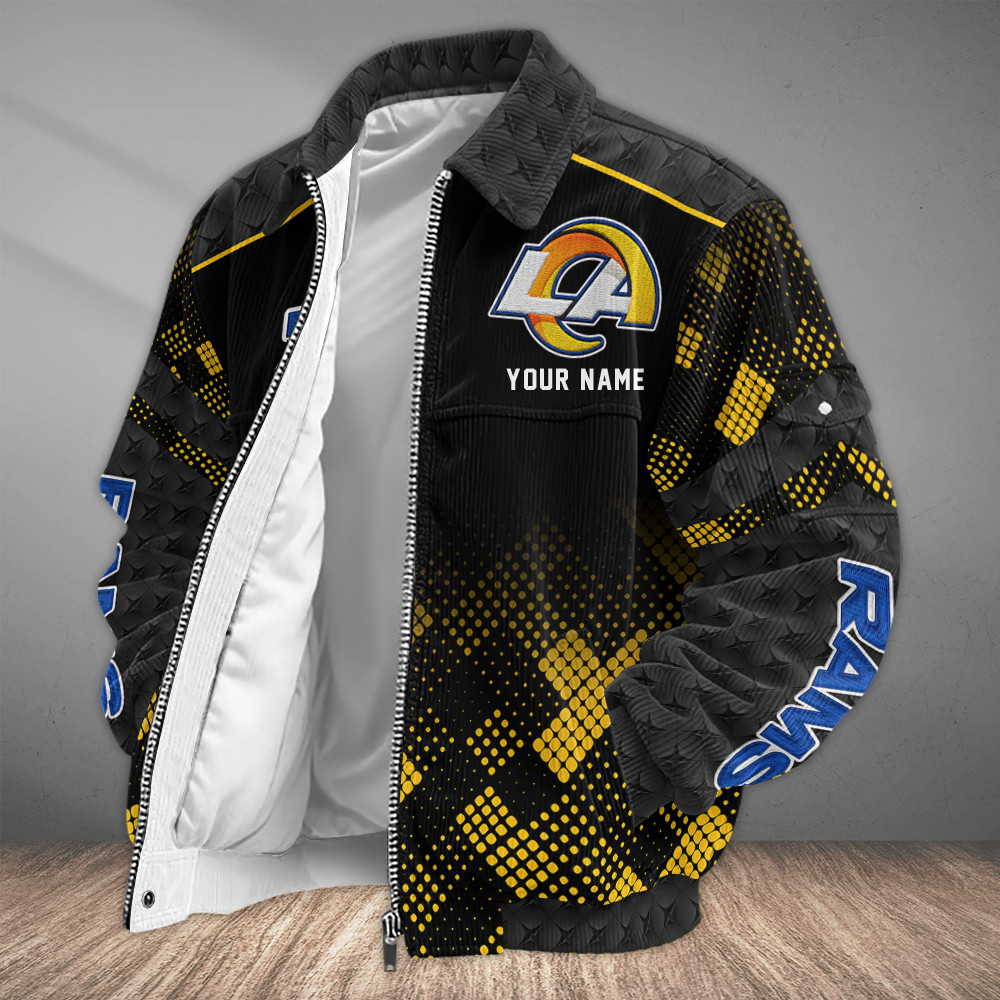 Los Angeles Rams Touchdown Classic Varsity Jacket PXVZ9N