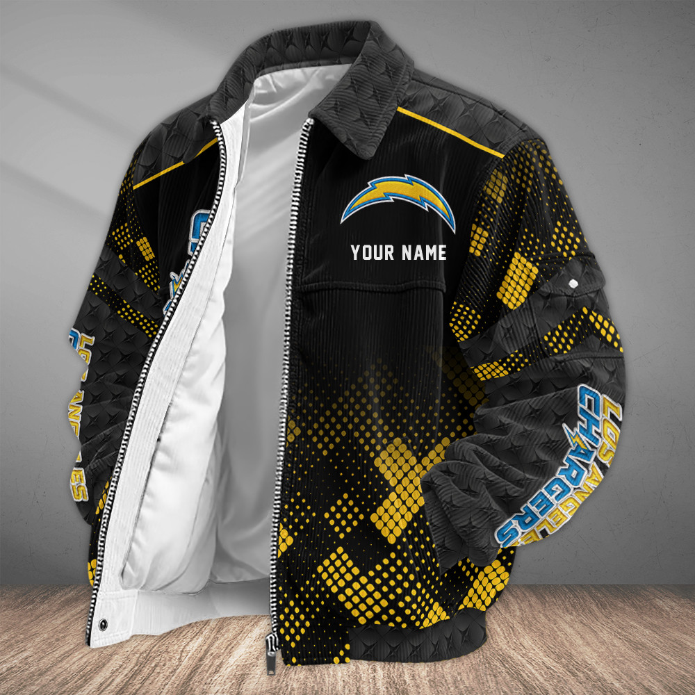Los Angeles Chargers Touchdown Classic Varsity Jacket PP97GL