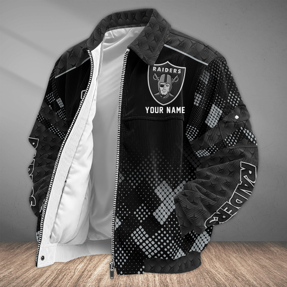 Las Vegas Raiders Touchdown Classic Varsity Jacket PDN3HB