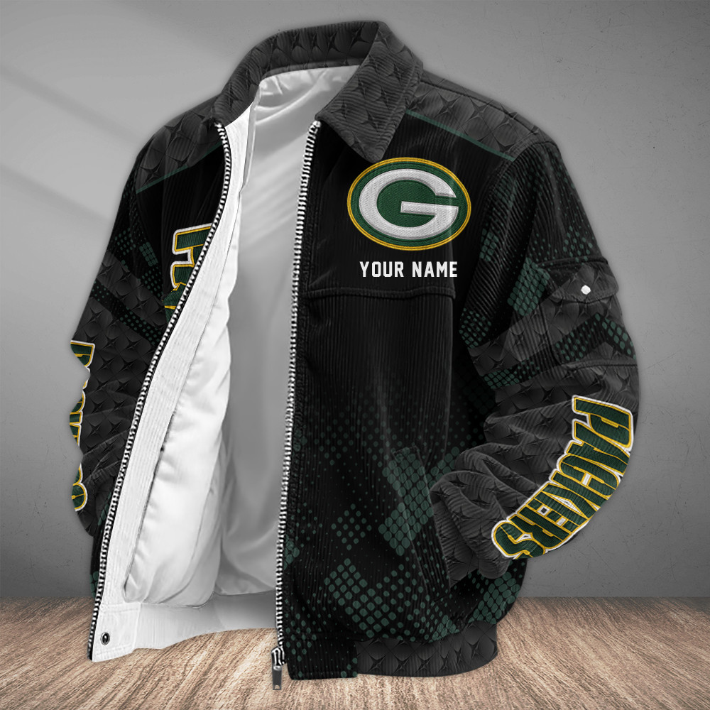 Green Bay Packers Touchdown Classic Varsity Jacket P5EH88