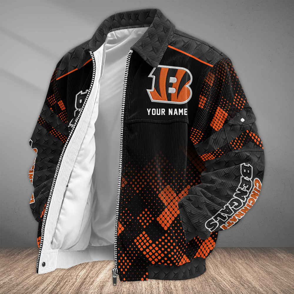 Cincinnati Bengals Touchdown Classic Varsity Jacket P9RGQ7