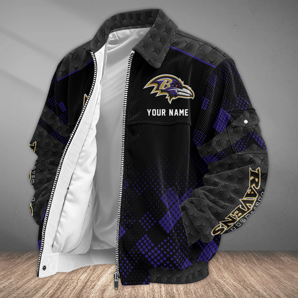 Baltimore Ravens Touchdown Classic Varsity Jacket P9YYQD